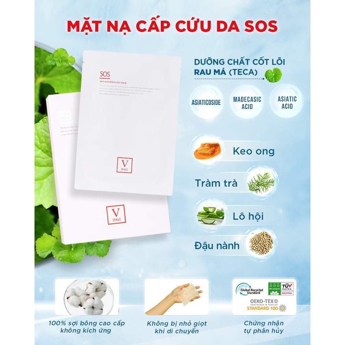 Mặt nạ FAU Skin Solution SOS Mask - 1 miếng