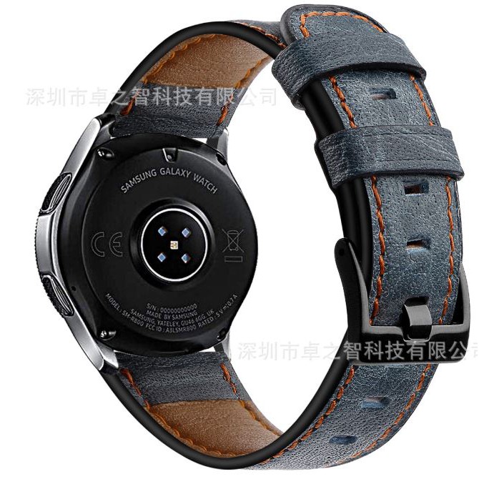 Dây da bò sáp thay thế cho Galaxy Watch 46mm / Samsung Gear S3