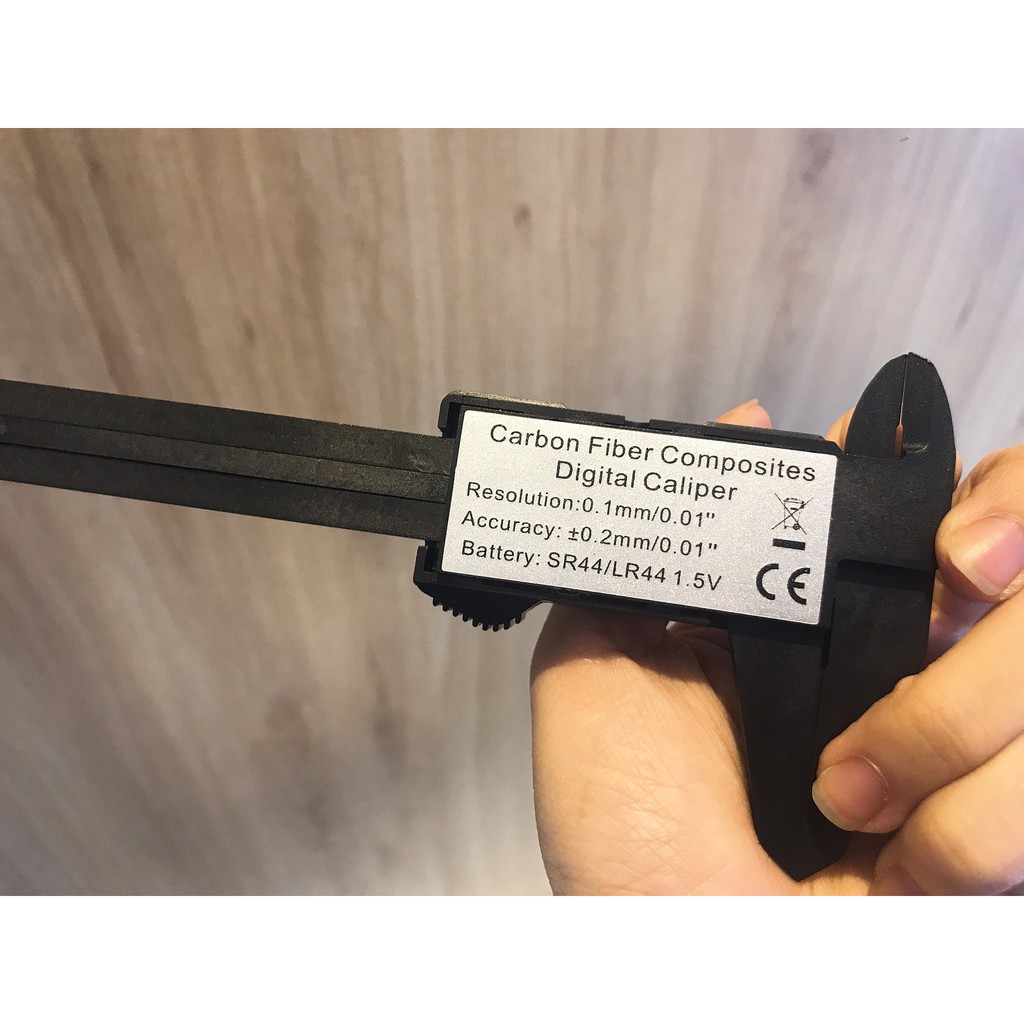 Thước đo điện tử đo tối đa 15cm dùng để đo bản vòng li nhẫn, li chuỗi đá