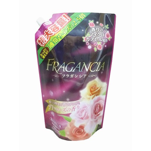 Nước xả vải đậm đặc hương hoa hồng 600ml Rocket soap Nhật Bản