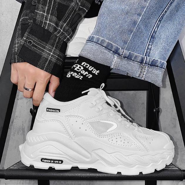 Giày Sneakers Nam 2 Màu Đen Trắng  ACTOR SN11 - SN12