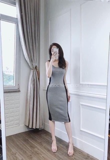 Đầm Body Phối Màu Siêu Đẹp
