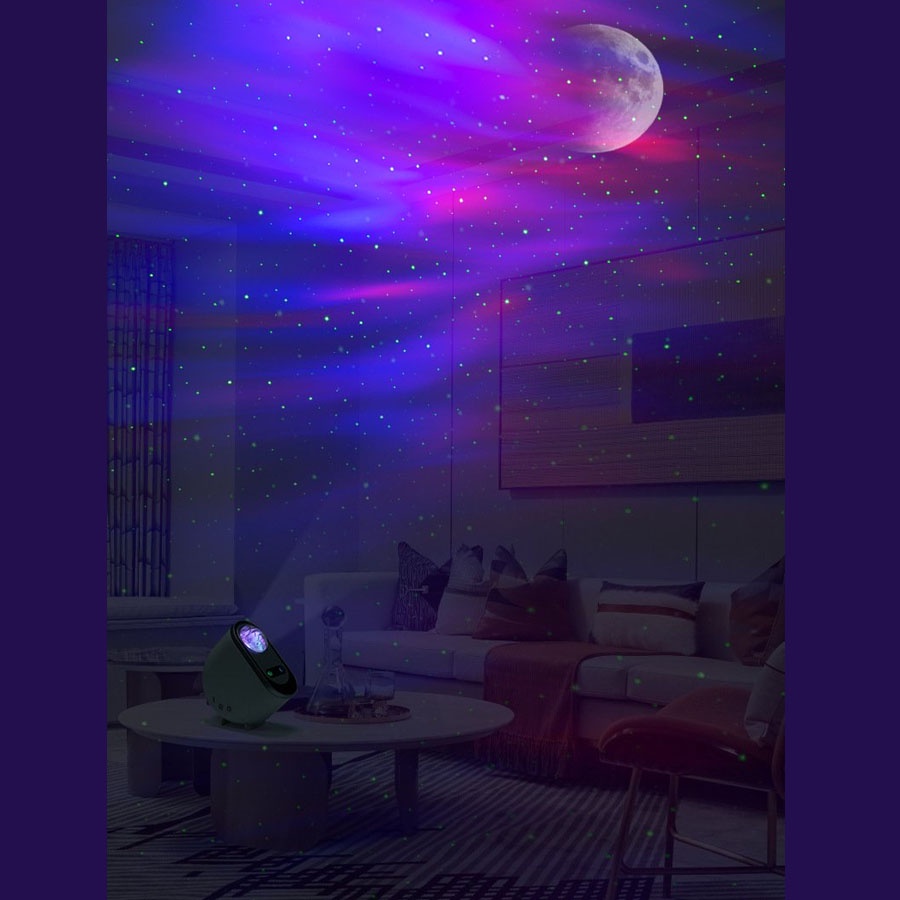 Đèn led giải ngân hà mẫu mới nhất  tích hợp loa bluetooth cảm ứng theo nhạc, đèn ngủ ngàn sao, đèn mặt trăng