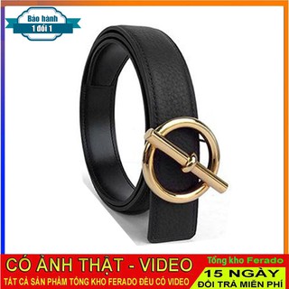Dây thắt lưng nam khoá cài tròn