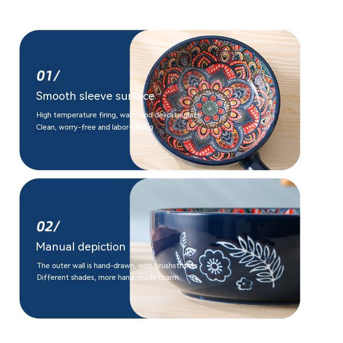 Đĩa Sứ Phong Cách Retro Sang Trọng Cho Gia Đình