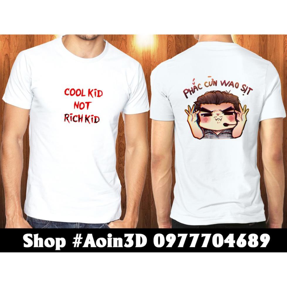 [ RẺ VÔ ĐỊCH ] Áo PewPew Cool Kid Not Rich Kid v2 hình in cực chất.