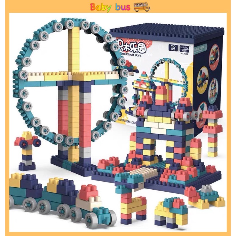 { 520 CHI TIẾT} Bộ đồ chơi xếp hình siêu trí tuệ LEGO 520 chi tiết cho bé thoả trí sáng tạo