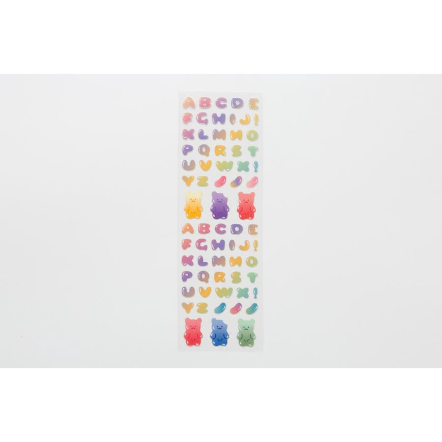 Sticker Hologram ARTBOX Hàn Quốc Hình Gấu Gummy Và Jelly Xinh Xắn