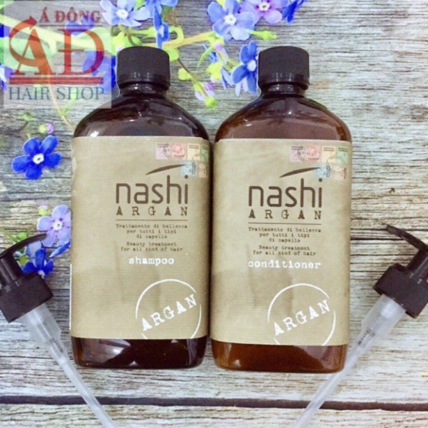 CẶP DẦU GỘI XẢ PHỤC HỒI HƯ TỔN NASHI ARGAN 500ML (Chính hãng) | BigBuy360 - bigbuy360.vn