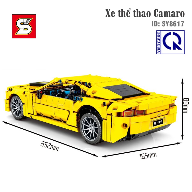 Đồ chơi lắp ráp xe Technic mô hình Xe thể thao Camaroe  - SY BLOCK 8617