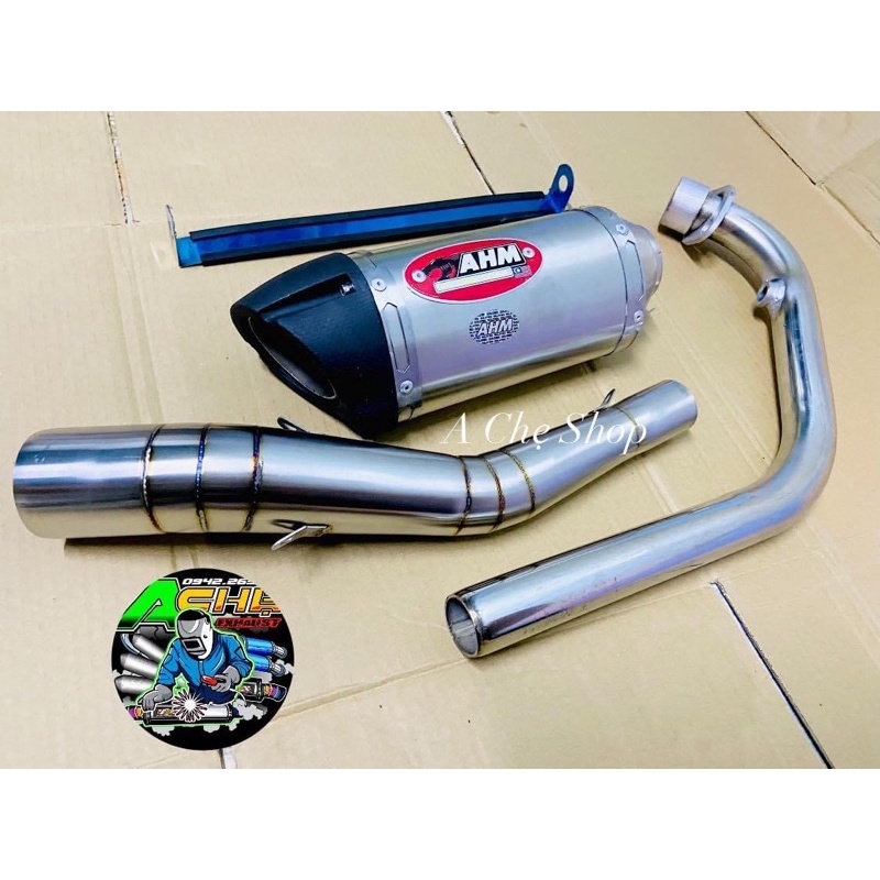 Lon AHM M3 Inox VN + Cổ 2 Khúc Winer Raider Excitet Wave Dream Blade Sirus Sonic RSX110 Inox