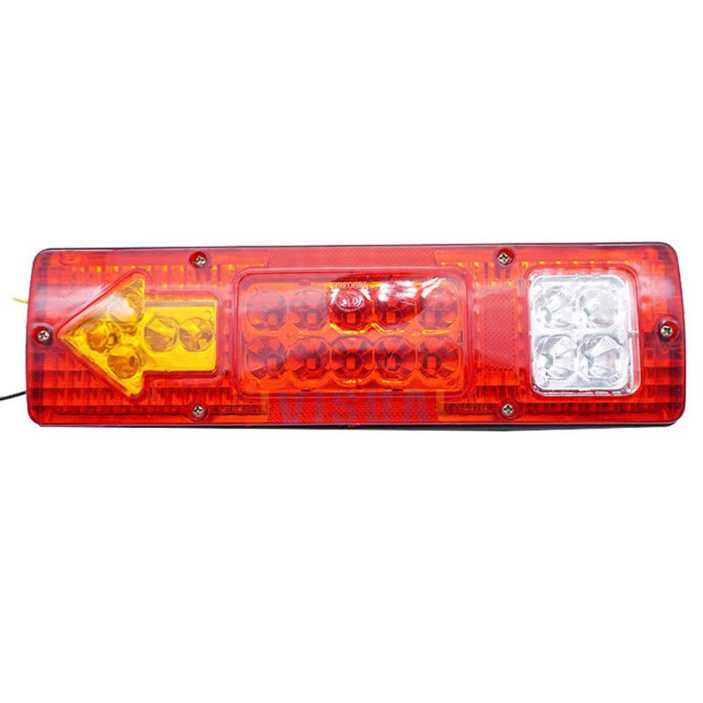1 Đèn Led Gắn Đuôi Xe Tải Chống Nước 12v 24v Màu Trắng-Amber 19 Bóng