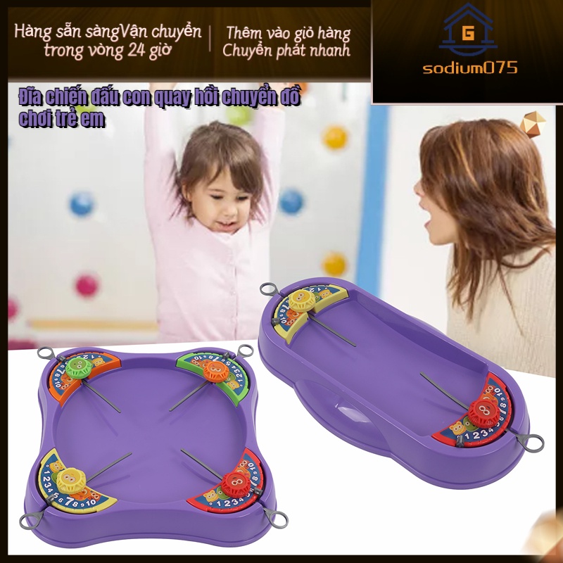 Có thể bán buôn Đồ chơi hàng đầu trên máy tính để bàn tương tác trò nhỏ chiến đấu cạnh tranh nhiều người với đĩa con quay hồi chuyển Sodium075 Hàng giao ngay