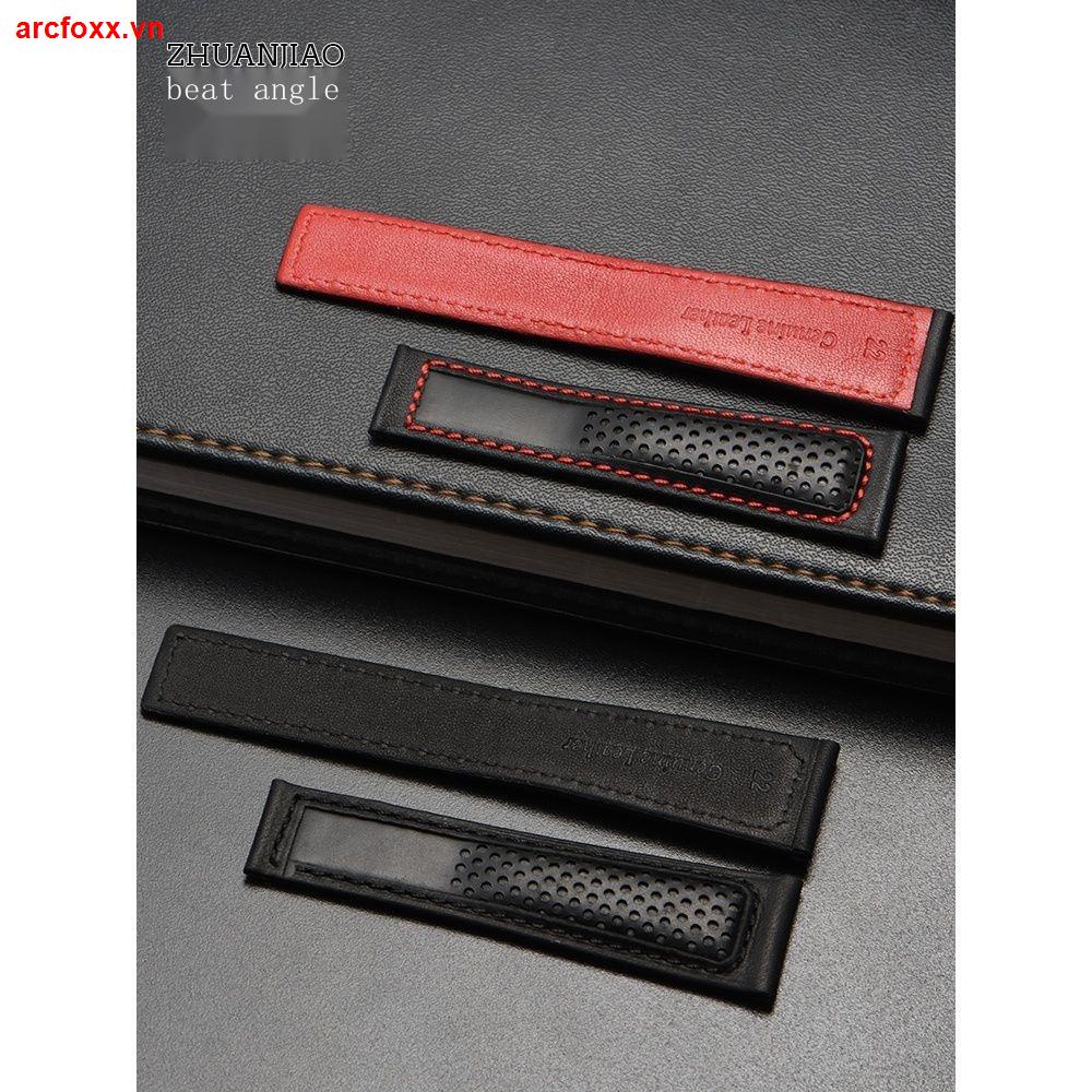 Dây Đeo Thay Thế Bằng Da Thật Thoáng Khí Cho Đồng Hồ Monaco F1 Series