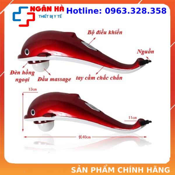 Máy massage cầm tay, Máy massage toàn thân, con cá heo 3 đầu