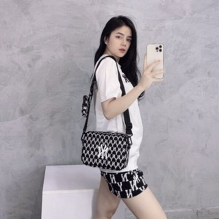 Set 2 túi ny, túi đeo chéo nam, túi đeo chéo nữ