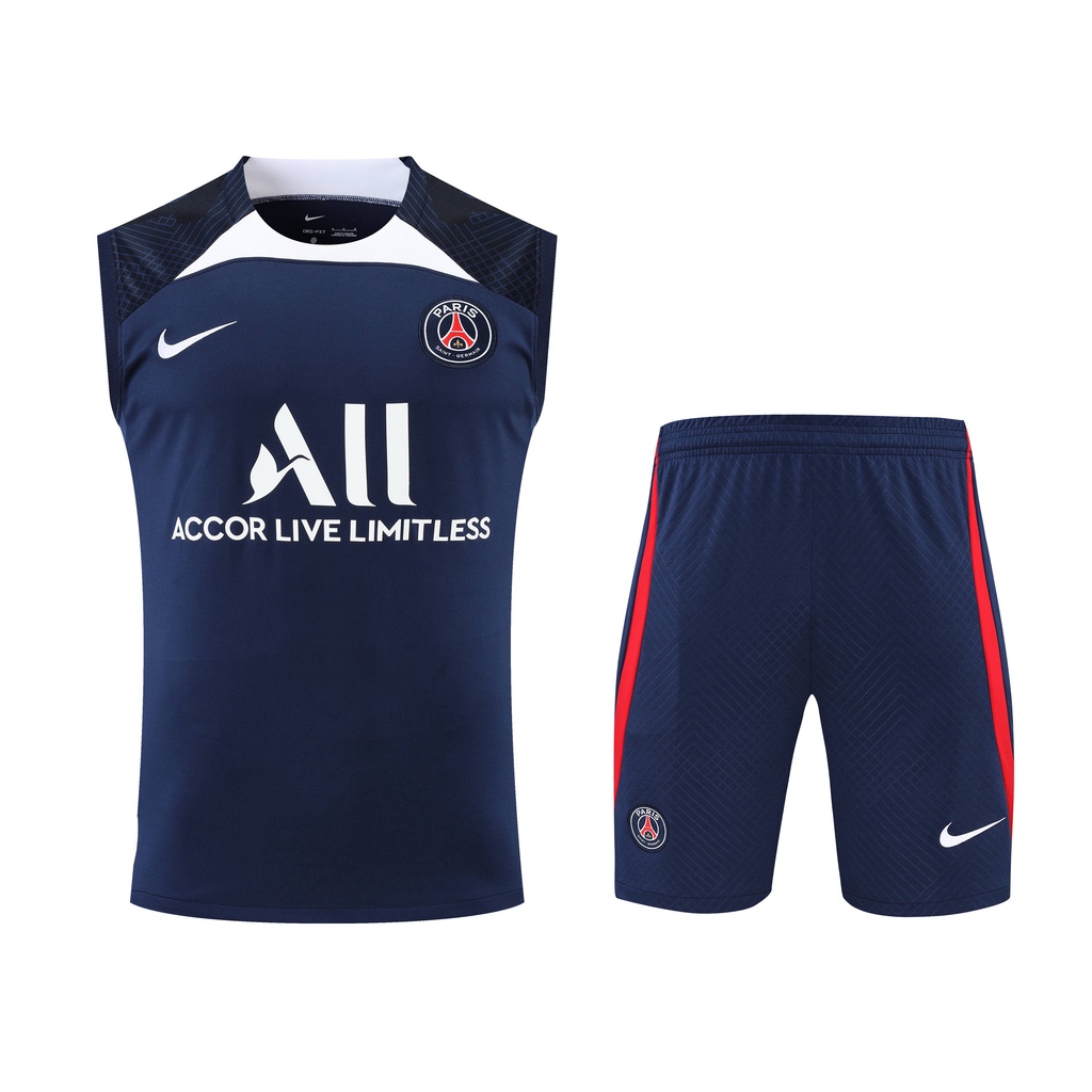 Bộ Quần Áo Bóng Đá Sát Nách 2022-23 Size s-2xl*