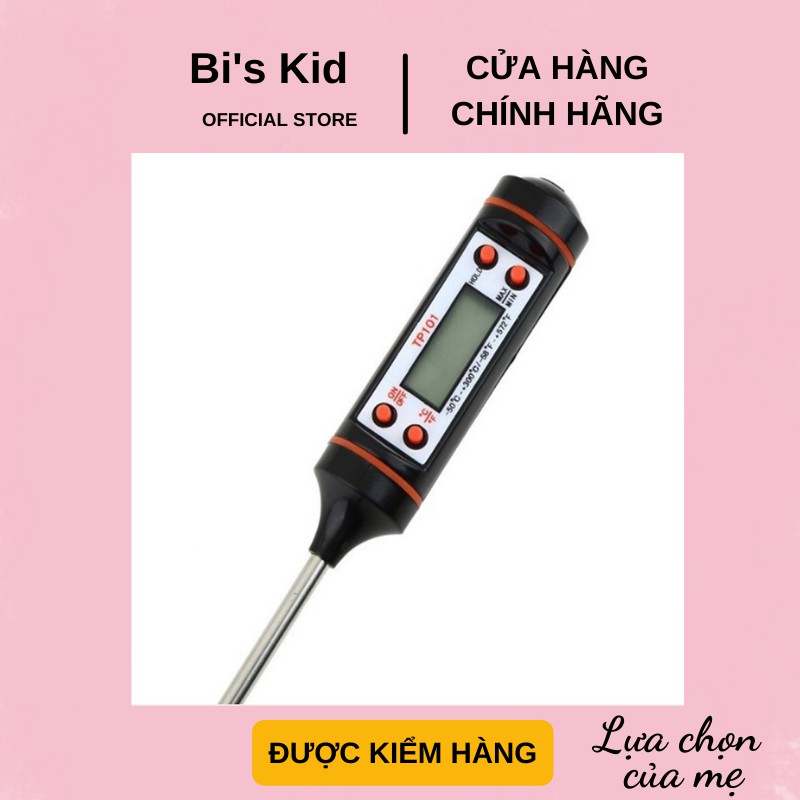 Que đo nhiệt độ sữa FREESHIP que đo cảm ứng nhiệt độ nước, sữa hỗ trợ đắc lực cho mẹ