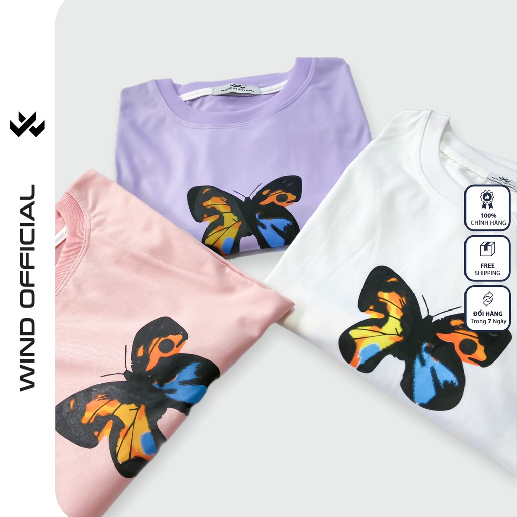 Áo thun tay dài WIND phông unisex form rộng POXFFF nam nữ cotton oversize ulzzang