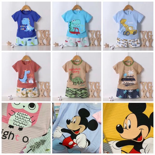 [NHẬP KIDTET hoàn 15% xu đơn 150k] BỘ TĂM TRE GIẤY CỘC TAY HOT 2020 CHO BÉ | BigBuy360 - bigbuy360.vn