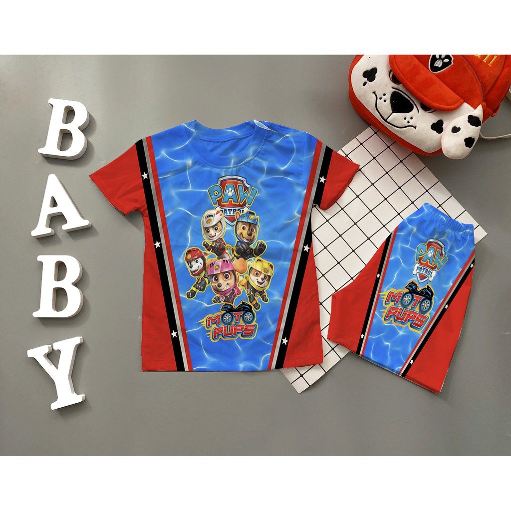 ĐỒ BỘ IN CHÓ CỨU HỘ PAW PATROL
