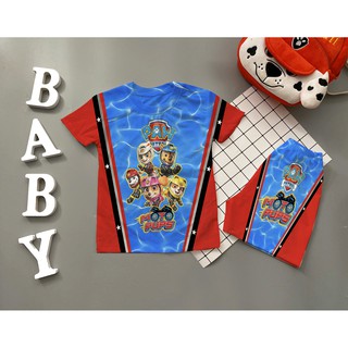 Đồ bộ in chó cứu hộ paw patrol
