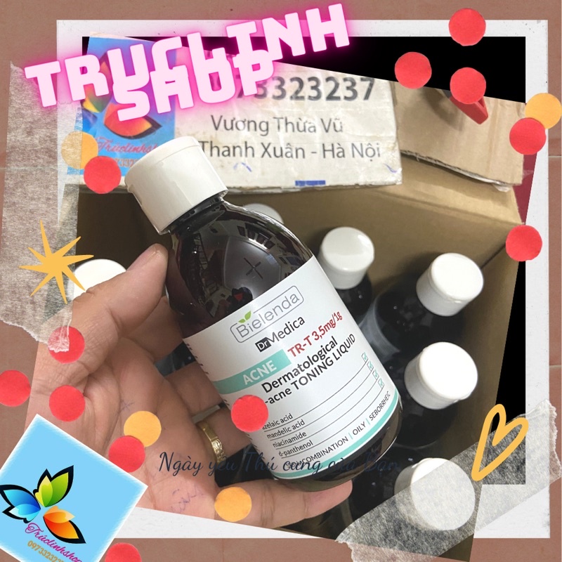Toner Bielenda Dr Medica_Hỗ trợ mờ thâm sẹo mụn_Dưỡng da trắng sáng cực tốt 3,5mg