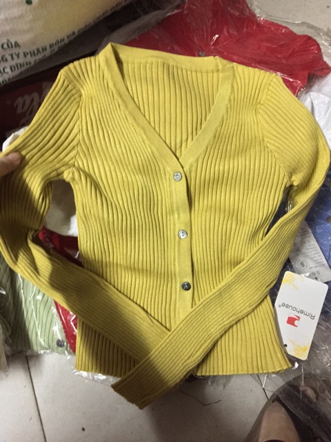 Áo len cardigan