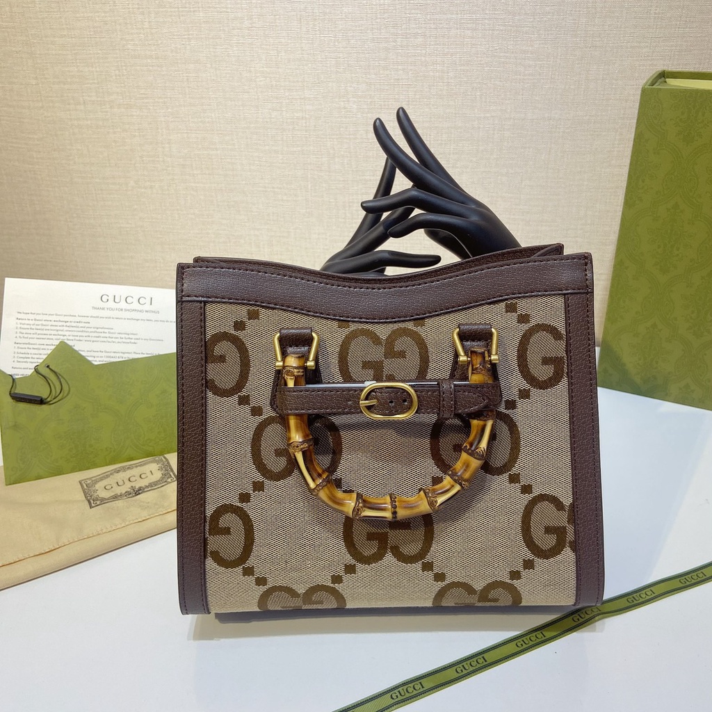 Túi Xách Thời Trang👜Gu.cci Diana Super Vip bản mini Size 22Cm