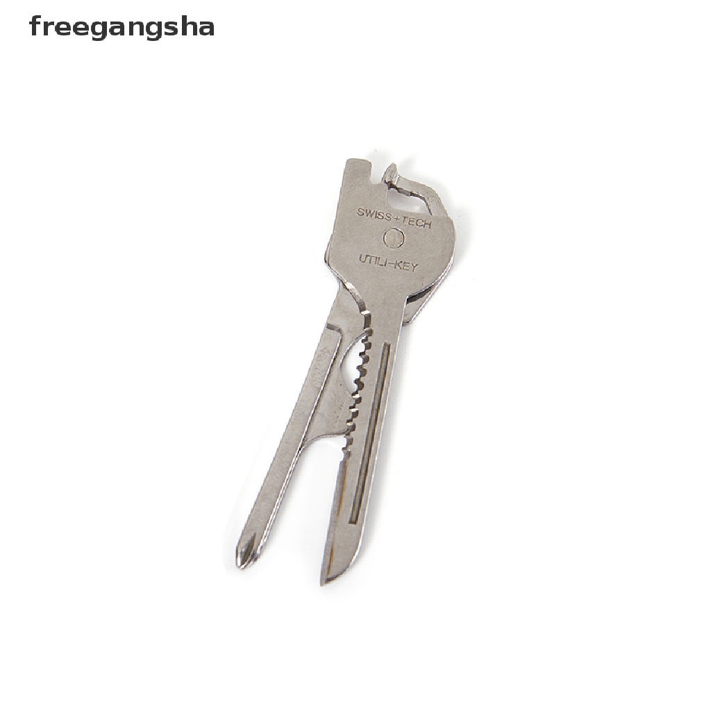 [FREG] 6 in 1 EDC Multi Pocket Keytool Carabiner Multipurpose Keychain Gadget Clip Gear FDH