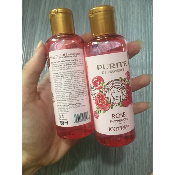 Sữa tắm thiên nhiên Purité Hoa linh lan 100ml