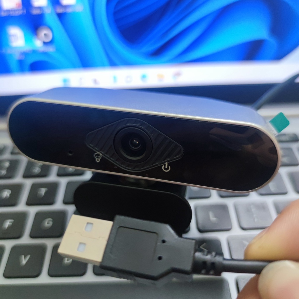 Webcam Full HD 1080P Có Mic dạy và học Online - kèm chân đế - cắm usb dùng ngay tiện lợi cho cả laptop và PC