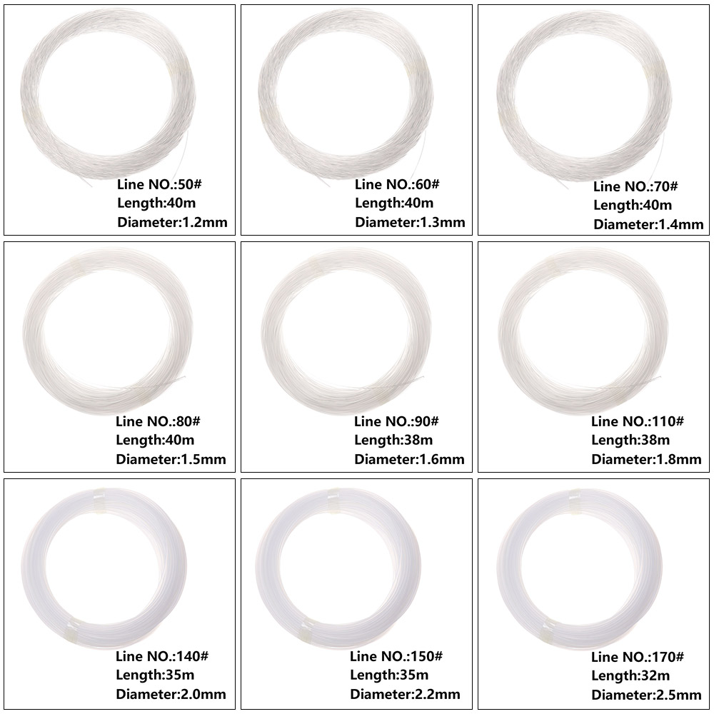 Dây Câu Cá Nylon Siêu Bền Chắc 0X-6X 9 Feet