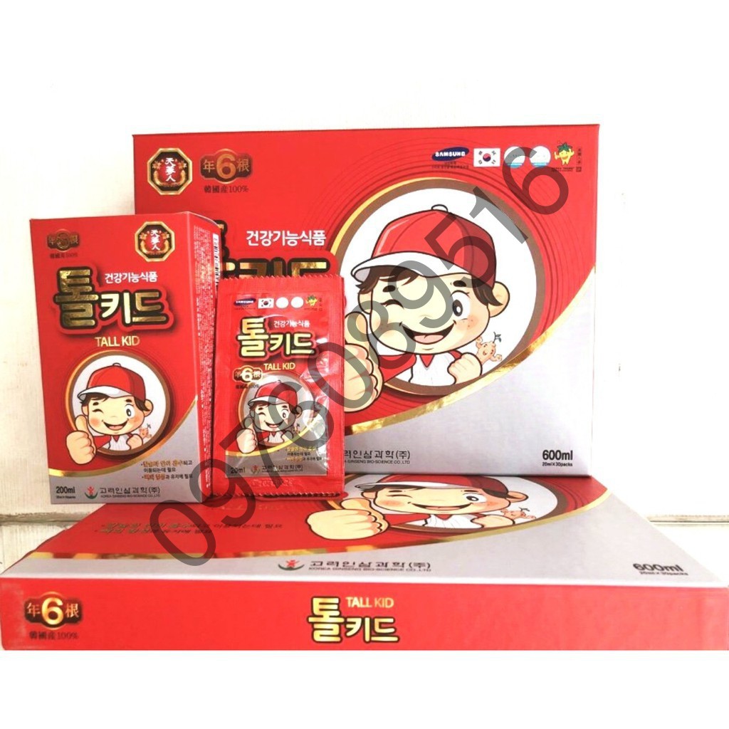 [ Giá Sỉ ] Nước Hồng Sâm Baby Ngón Tay Tall Kid Hàn Quốc