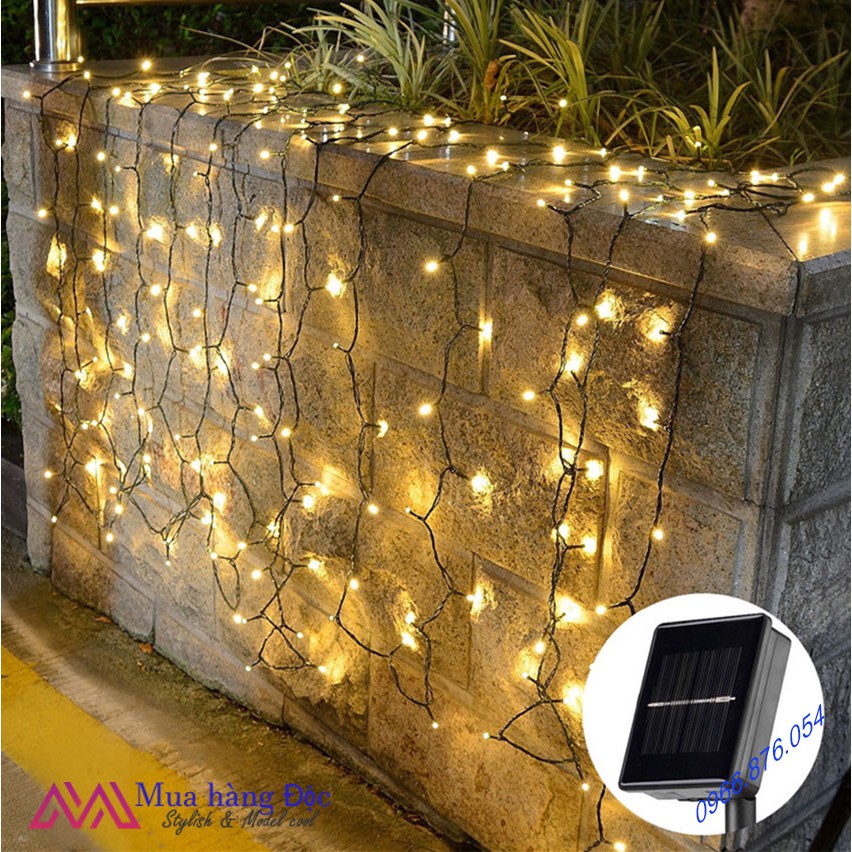 [DECOR HOME] Đèn led chống nước Fairy năng lượng mặt trời 200 head garden