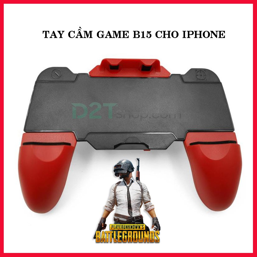 Tay cầm B15 Chuyên game PUBG trên Iphone, công nghệ blutooth mới nhất, đối thủ của flydigi stinger -dc3532