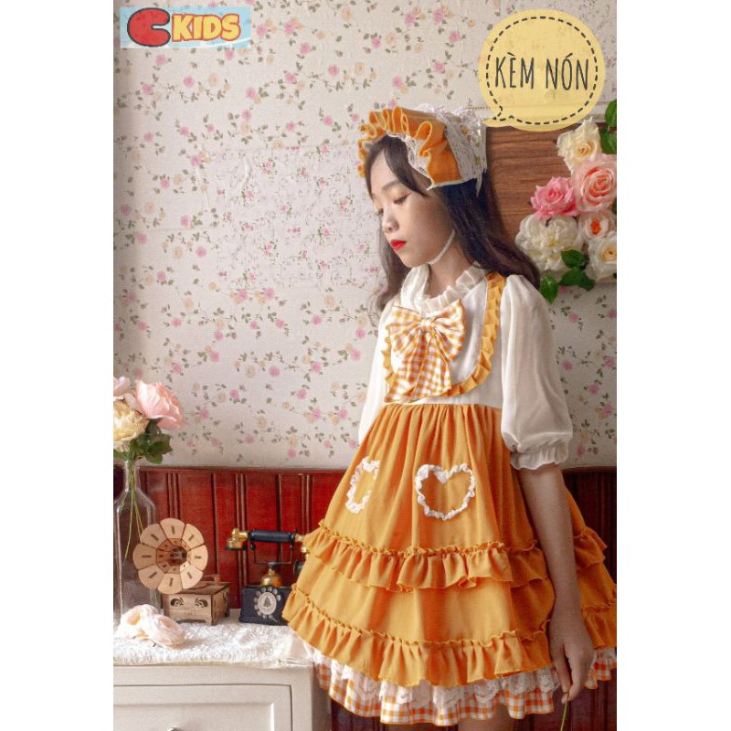 🎻 ĐẦM LOLITA SWEET CHO BÉ GÁI🎻 (kèm nón)