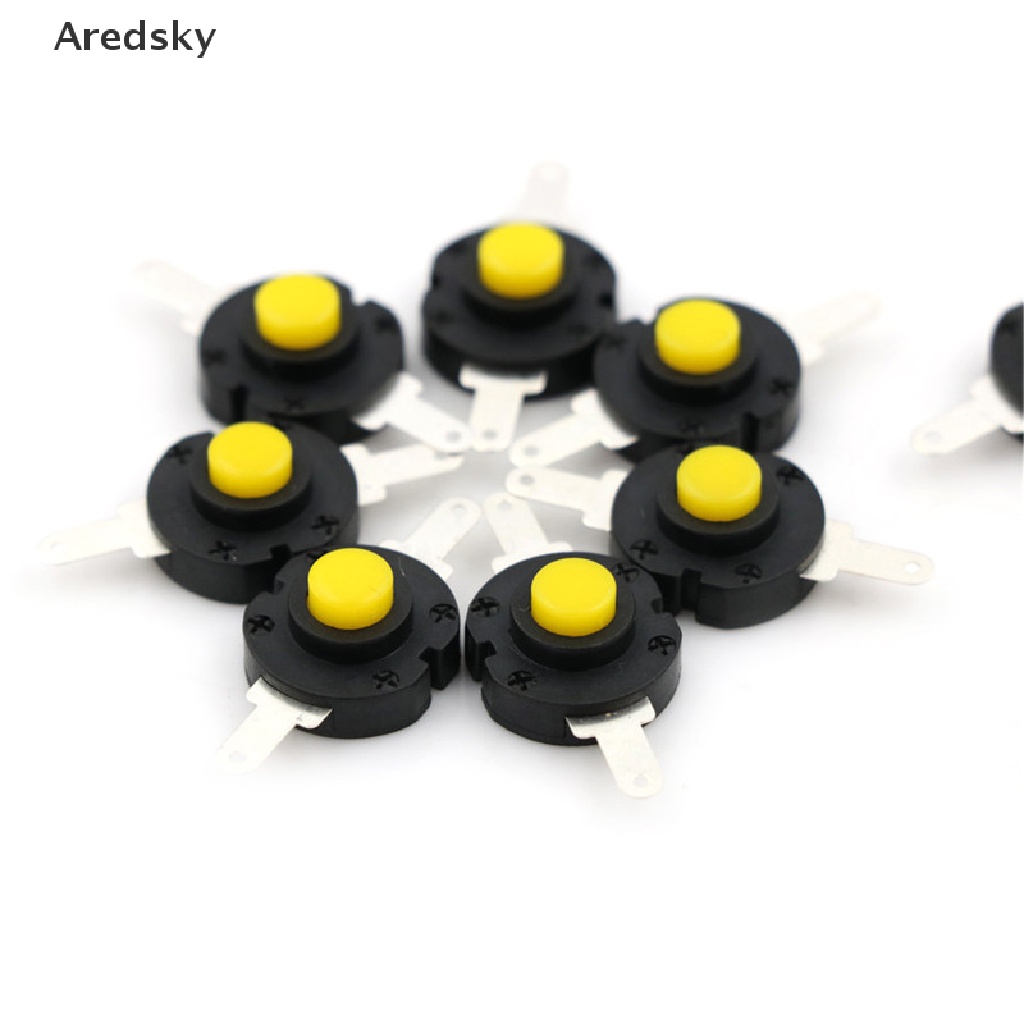 Bộ 10 Công Tắc Nút Nhấn Tự Khóa DC 12V 0.5A Cho Đèn Pin