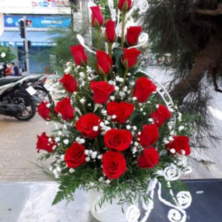 Combo 10 cây xốp dẻo trang trí cắm hoa