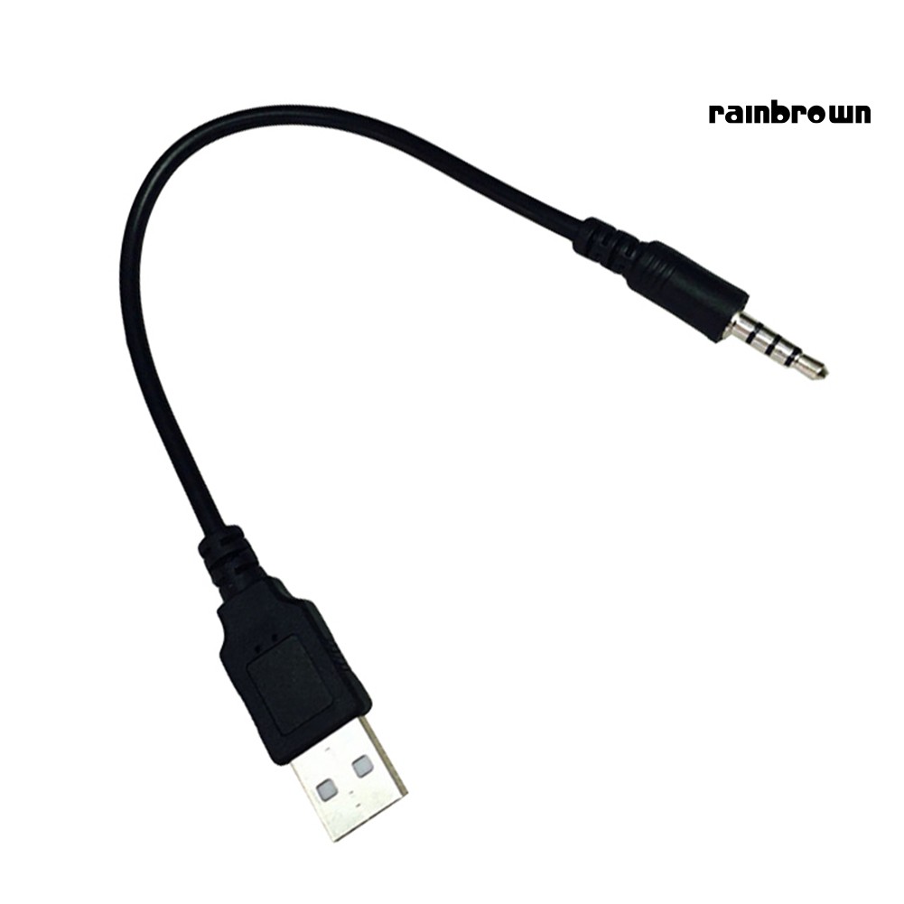 Cáp Chuyển Đổi Âm Thanh Từ Đầu Cắm 3.5mm Sang Cổng Usb Aux Cho Mp3 Trên Xe Hơi