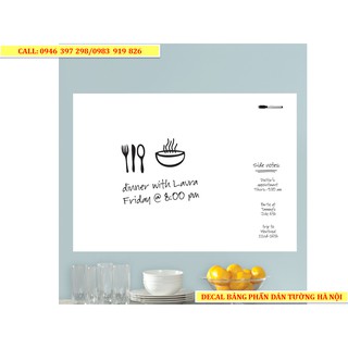 Combo decal bảng đen, bảng xanh, bảng trắng nhiều kích thước