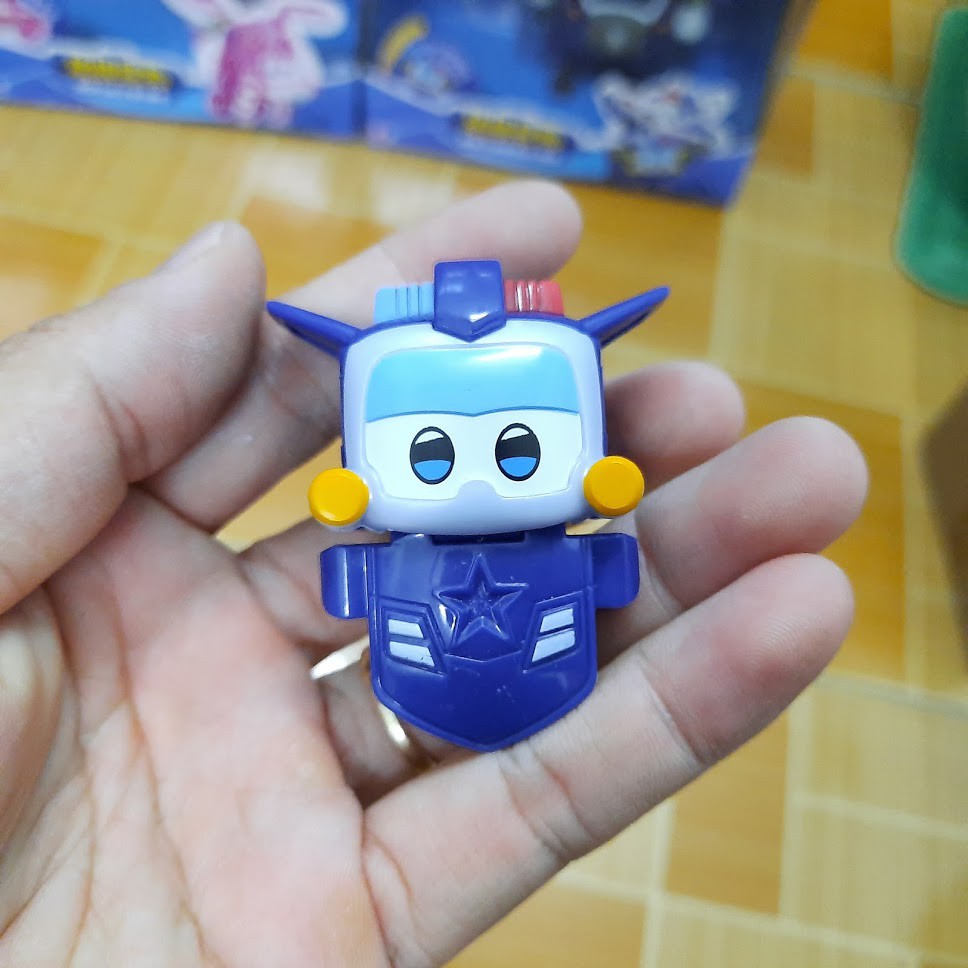 Super wings bộ mô hình cảnh sát paul siêu cấp cỡ lớn và thú cưng đồ chơi trẻ em đội bay siêu đẳng