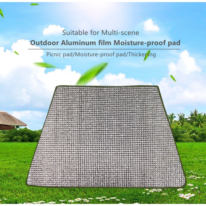 Thảm lót chống ẩm chống thấm nước dày dặn tiện dụng khi đi dã ngoại