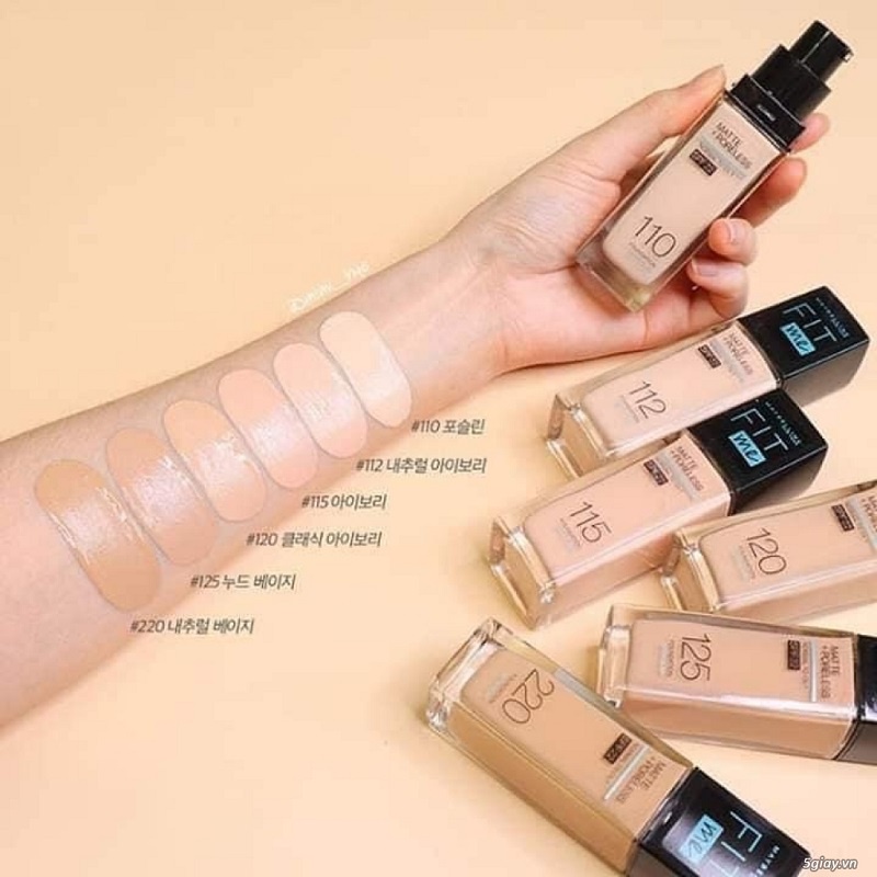 Kem nền maybeline, foundation fit me chính hãng lâu trôi cho da dầu Cosmetic999