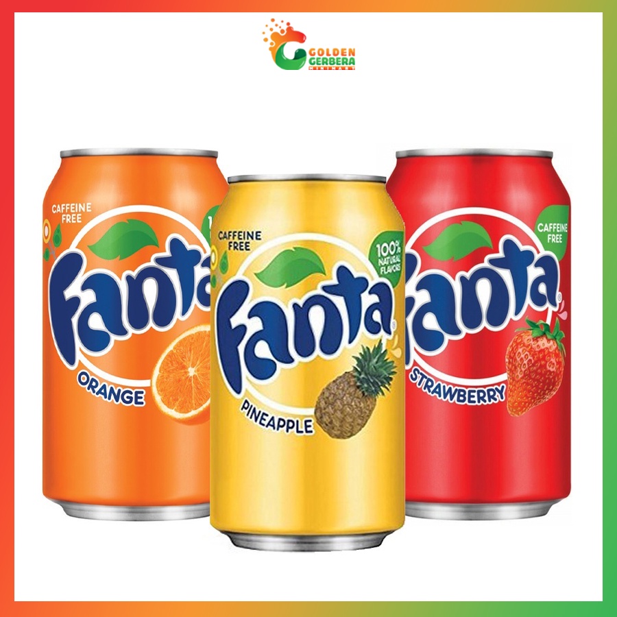 Nước Ngọt Có Ga Fanta 3 Vị Mỹ 355ml Giá Tốt