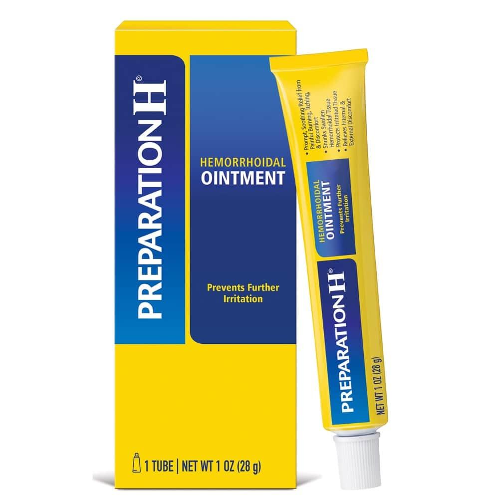 Kem bôi trĩ Preparation H Hemorrhoidal Ointment 28g