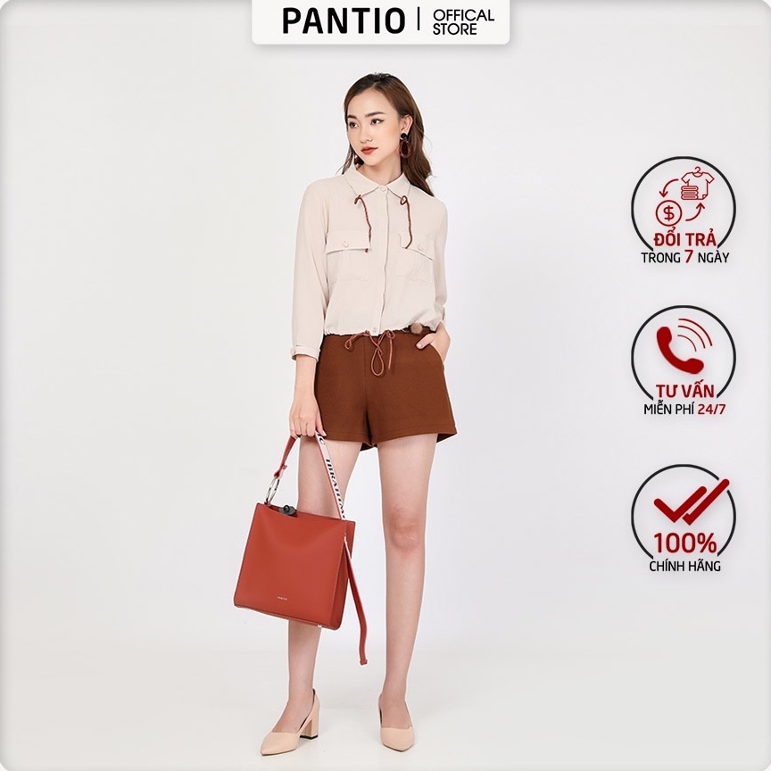 Quần short nữ chất dạ mềm dầy dặn FQO056 - PANTIO