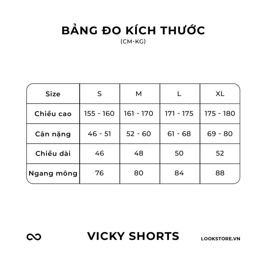 Quần short cạp âu LOOK VICKY SHORT | BigBuy360 - bigbuy360.vn