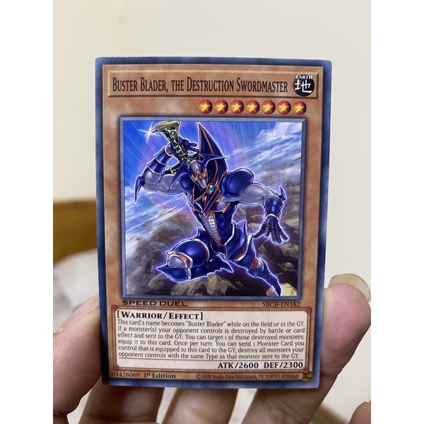 Thẻ bài yugioh Buster Blader, the Destruction SwordMaster