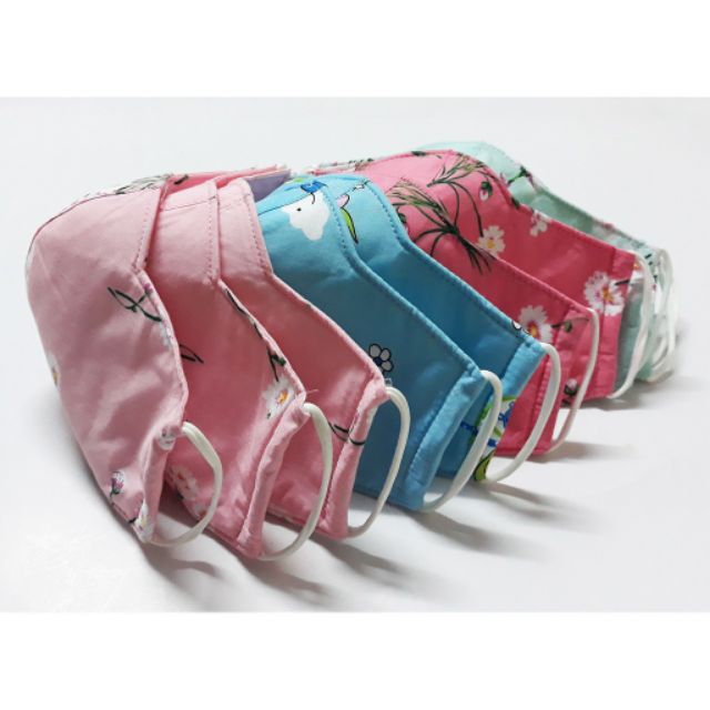 Khẩu trang vải Kate 2 lớp dầy size người lớn | BigBuy360 - bigbuy360.vn